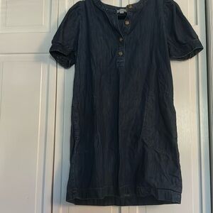 Medium petite sooo soft denim dress like new condition